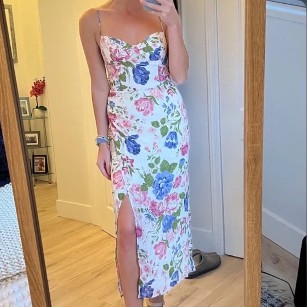 Reformation Kourtney Midi Dress